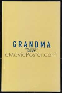 9x235 GRANDMA For Your Consideration 5.5x8.5 script 2015 screenplay by Paul Weitz!