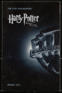 9x237 HARRY POTTER & THE DEATHLY HALLOWS PART 2 For Your Consideration 5.5x8.5 script 2011 Kloves