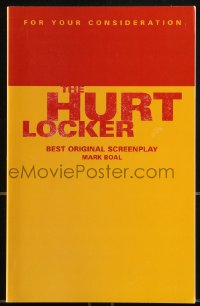 9x240 HURT LOCKER For Your Consideration 5.5x8.5 script June 7, 2007, screenplay by Mark Boal!