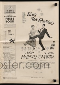 9x549 BELLS ARE RINGING pressbook 1960 Judy Holliday & Dean Martin singing & dancing!