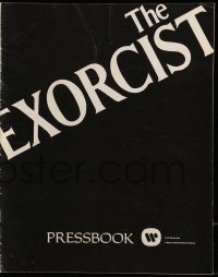 9x649 EXORCIST pressbook 1974 William Friedkin, Max Von Sydow, William Peter Blatty classic!