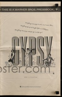 9x685 GYPSY pressbook 1962 Rosalind Russell & sexiest Natalie Wood!