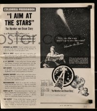 9x710 I AIM AT THE STARS pressbook 1960 Curt Jurgens as Wernher Von Braun, destiny is in his hands!