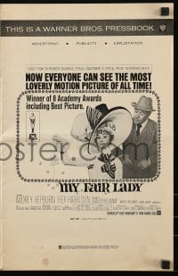 9x803 MY FAIR LADY pressbook 1964 Audrey Hepburn & Rex Harrison, Best Picture Academy Award winner!