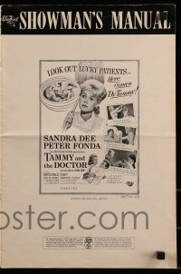 9x921 TAMMY & THE DOCTOR pressbook 1963 Harry Keller directed, Peter Fonda, sexy nurse Sandra Dee!