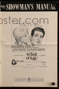 9x939 THRILL OF IT ALL pressbook 1963 great images of pretty Doris Day & James Garner!