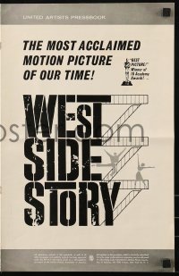 9x975 WEST SIDE STORY pressbook R1963 Academy Award winning classic musical, Natalie Wood