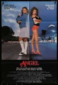 9y042 ANGEL 1sh 1983 high school honor student by day, Hollywood hooker at night!