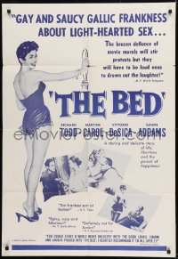 9y073 BED 1sh 1954 Martine Carol, Vittorio De Sica, Dawn Addams, Jeanne Moreau, Todd!