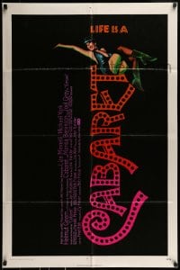 9y128 CABARET 1sh 1972 Liza Minnelli in Nazi Germany, directed by Bob Fosse, Joseph Caroff art!