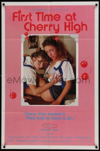 9y304 FIRST TIME AT CHERRY HIGH 1sh 1984 school sex, Mystery Lane, Tanya Lawson, Ron Jeremy!