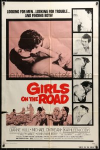 9y340 GIRLS ON THE ROAD 1sh 1973 looking for men & trouble, and finding both!