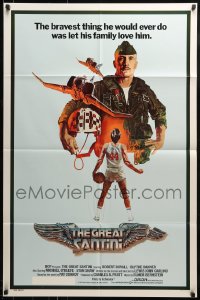 9y363 GREAT SANTINI 1sh 1979 the bravest thing Robert Duvall would do was let his family love him!