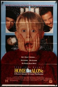 9y400 HOME ALONE 1sh 1990 classic Macaulay Culkin, Daniel Stern, Joe Pesci!