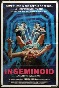 9y429 INSEMINOID int'l 1sh 1982 really wild art of birth, a horrific nightmare becomes reality!