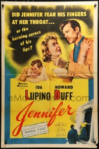 9y447 JENNIFER 1sh 1953 what was it that made Ida Lupino afraid of men like Howard Duff!