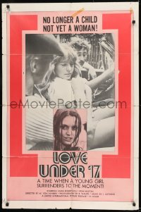 9y531 LOVE UNDER 17 1sh 1972 Liebe Unter Siebzehn, Linda Robertson, not a child, not yet a woman!