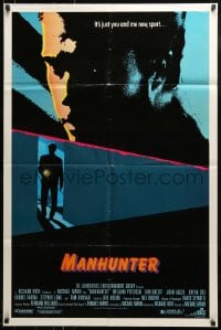 9y549 MANHUNTER 1sh 1986 Hannibal Lector, Red Dragon, it's just you and me now sport!