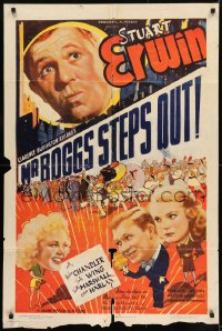 9y586 MR BOGGS STEPS OUT 1sh 1938 Gordon Wiles directed, Stuart Erwin, Helen Chandler!