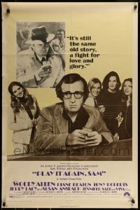 9y671 PLAY IT AGAIN, SAM 1sh 1972 Woody Allen, Diane Keaton, Jerry Lacy as Humphrey Bogart!