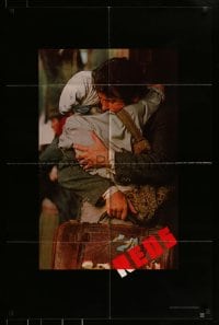9y708 REDS 1sh 1981 Warren Beatty as John Reed & Diane Keaton in Russia!