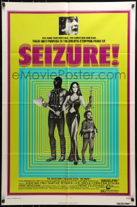 9y758 SEIZURE 1sh 1974 Oliver Stone's directional debut, Herve Villechaize is the dwarf!