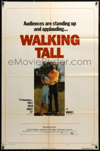 9y941 WALKING TALL style C 1sh 1973 cool image of Joe Don Baker as Buford Pusser, classic!