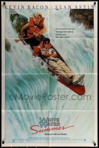 9y964 WHITE WATER SUMMER int'l 1sh 1987 Kevin Bacon, Sean Astin, adventure with attitude!