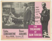 9z368 HOT MONEY GIRL English LC 1961 Eddie Constantine, Dawn Addams, Treasure of San Teresa!