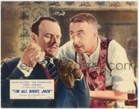 9z406 I'M ALL RIGHT JACK English LC 1960 great close up of Peter Sellers & Terry-Thomas!
