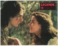 9z483 LEGEND French LC 1986 c/u of Tom Cruise & Mia Sara, cool fantasy directed by Ridley Scott!