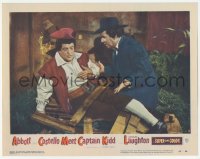 9z009 ABBOTT & COSTELLO MEET CAPTAIN KIDD LC #8 1953 pirates Lou being yelled at by angry Bud!
