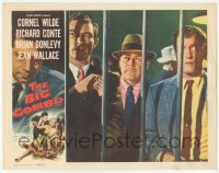 9z071 BIG COMBO LC 1955 Lee Van Cleef, Brian Donlevy & Earl Holliman behind bars, classic noir!
