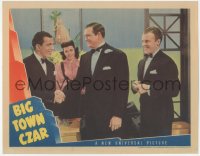 9z072 BIG TOWN CZAR LC 1939 close up of Barton MacLane shaking hands with young Ed Sullivan!