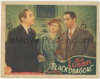 9z077 BLACK DRAGONS LC 1942 close up of creepy Bela Lugosi with Joan Barclay & Clayton Moore!