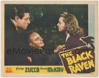 9z080 BLACK RAVEN LC 1943 Robert Livingston & Wanda McKay help ailing George Zucco!