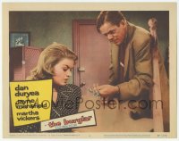 9z115 BURGLAR LC #6 1957 sexy Jayne Mansfield won't look at angry Dan Duryea with necklace!