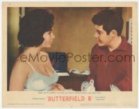 9z117 BUTTERFIELD 8 LC #3 1960 sexy callgirl Elizabeth Taylor asks Eddie Fisher how to get home!
