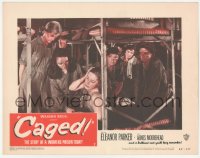 9z119 CAGED LC #7 1950 Eleanor Parker is one of the women without men, except in their memories!