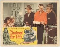 9z140 CHAINED FOR LIFE LC #2 1951 c/u of Siamese twins Daisy & Violet Hilton with three men!