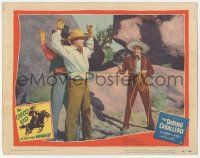 9z200 DARING CABALLERO LC #2 1949 Duncan Renaldo as the Cisco Kid catches bad guys with his lasso!