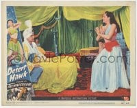 9z210 DESERT HAWK LC #7 1950 sexy harem girl Yvonne De Carlo dances for Richard Greene!