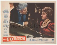 9z286 FURIES LC 1950 close up of Walter Huston & Judith Anderson, directed by Anthony Mann!