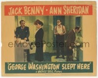 9z299 GEORGE WASHINGTON SLEPT HERE LC 1942 Pangborn shows Jack Benny's apartment to Clute & Withers!