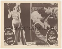 9z306 GILDA/PLATINUM BLONDE LC 1950 split of Jean Harlow & iconic Rita Hayworth in sheath dress!
