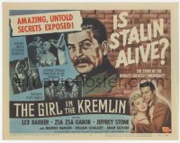 9z310 GIRL IN THE KREMLIN TC 1957 Stalin's weird fetishism, strange rituals + Zsa Zsa Gabor!