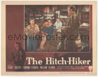 9z362 HITCH-HIKER LC #4 1953 Frank Lovejoy, Edmon O'Brien & William Talman in general store!