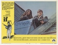 9z402 IF LC #8 1969 introducing Malcolm McDowell, on roof with machine gun & Christine Noonan!