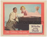 9z404 I'LL SEE YOU IN MY DREAMS LC #4 1952 Doris Day & Danny Thomas are Makin' Whoopee!