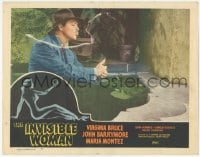9z410 INVISIBLE WOMAN LC #7 R1948 best FX image of invisible Virginia Bruce & Howard about to kiss!